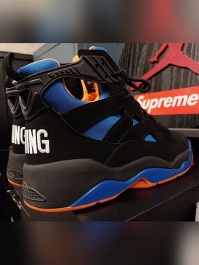 Patrick Ewing Ny Knicks Black Orange Size 10.5